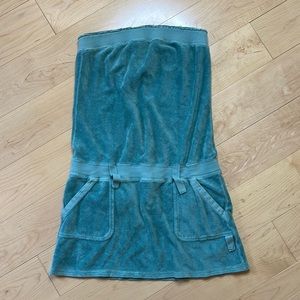 Juicy couture terry cloth swim cover up dress Medium